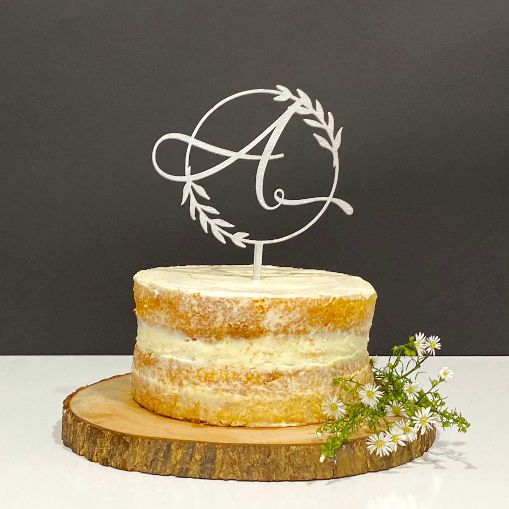 Elegant Sage | Emeral Green Bridal Shower Cake Topper | Zazzle